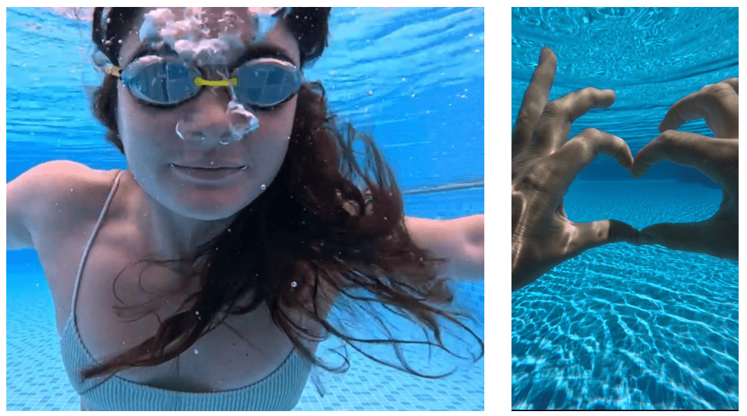 A minha jornada na natação